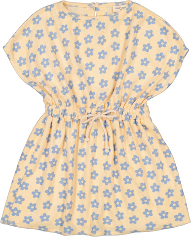 Louis Louise Light Yellow Sponge Flower Abbie Dress