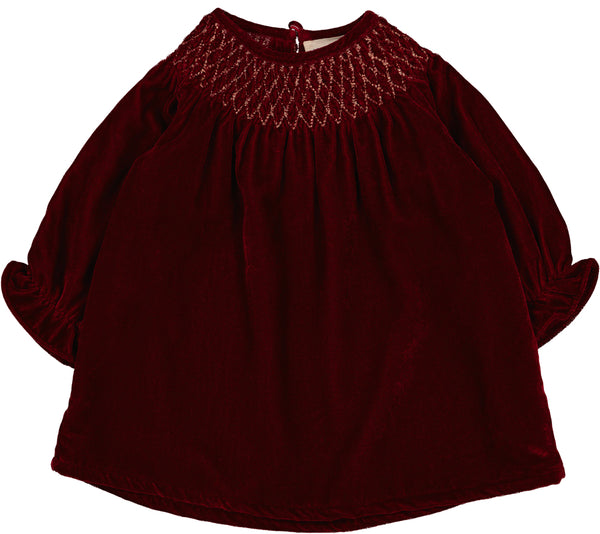 Louis Louise Baby Burgundy Maxina Dress