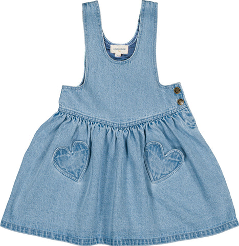 Louis Louise Light Blue Denim Sweet Dress