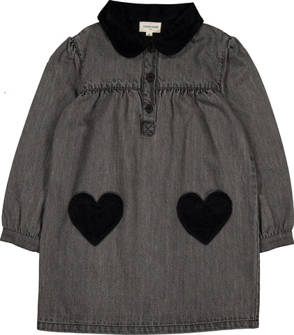 Louis Louise Washed Denim Belinda Dress