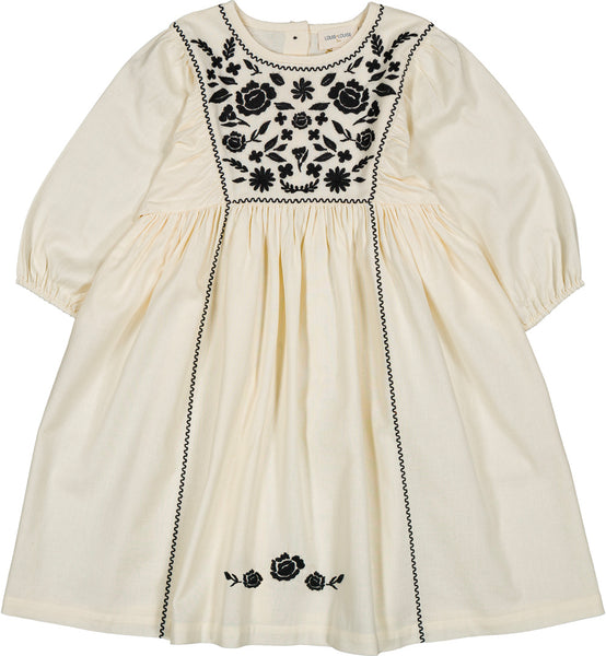 Louis Louise Cream Twill Mahani LONGER Dress