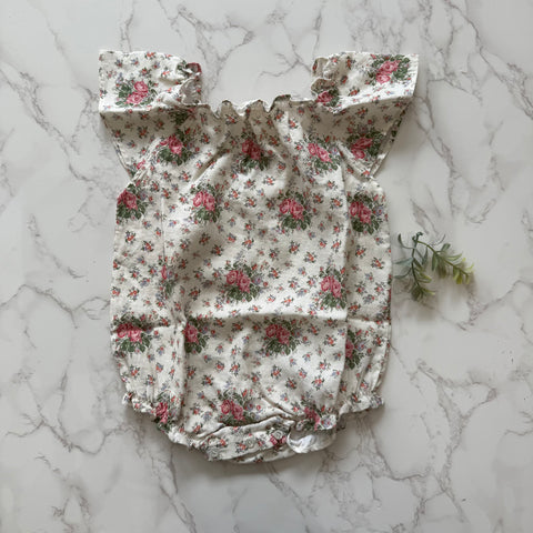 Babe & Tess Mini Pomegranate Flowers Caterina Romper