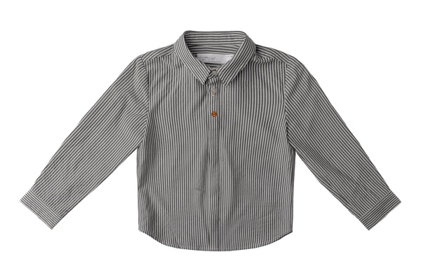 Cottier Grey Elliot Stripe Shirt