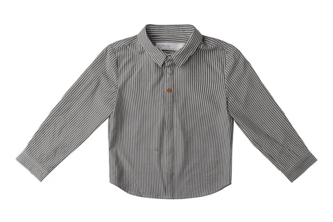 Cottier Grey Elliot Stripe Shirt