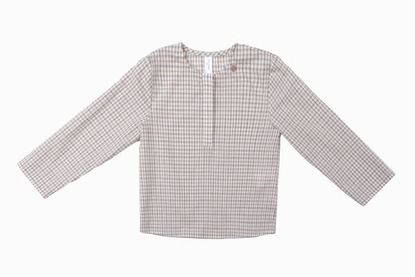 Cottier Multicolor Oz Micro Plaid Shirt