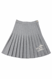 Cottier Grey Selena Pleated Skirt
