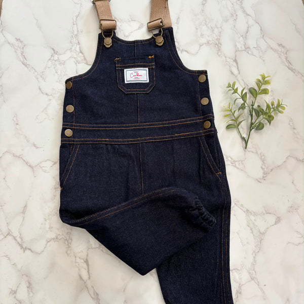 Coco Blanc Denim Overalls