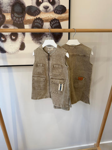 Birnham on the Sea Desert Denim Pocket Jumper