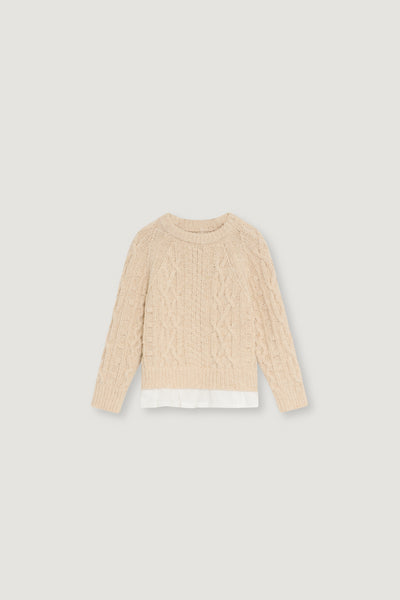 The New Society Whisper White Echo Sweater