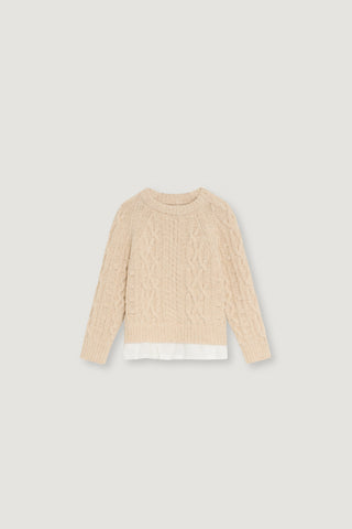 The New Society Whisper White Echo Sweater