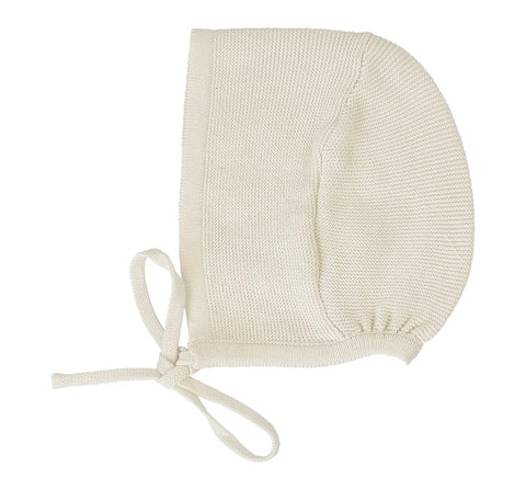 Lil Legs Analogie Cream Knit Bonnet