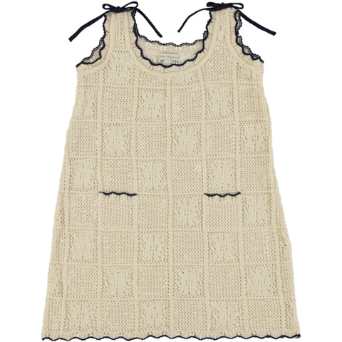 Bebe Organic Elina Natural Lace Dress