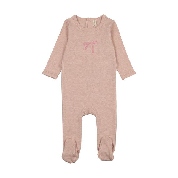 Bonjoy Pink Bow Footie