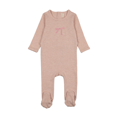 Bonjoy Pink Bow Footie