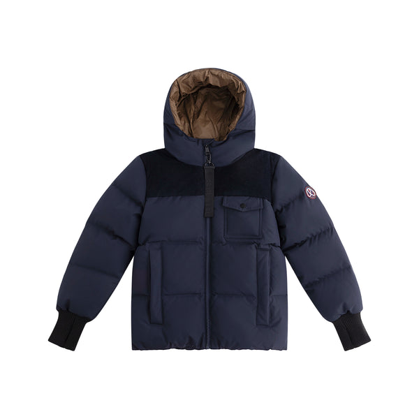 Ellabee Navy/Corduroy Olive Lining Olivier Down Jacket