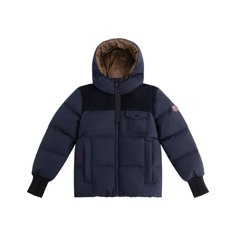 Ellabee Navy/Corduroy Olive Lining Olivier Down Jacket
