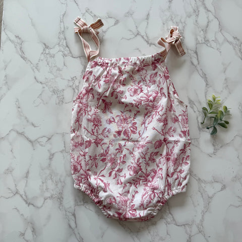 Babe & Tess Peony Flowers Asia Romper
