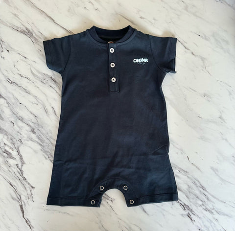 Colmar Navy Print Baby Romper