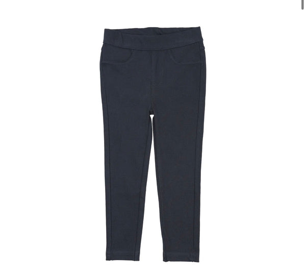 Lil Legs Navy Toddler Weekday Pants