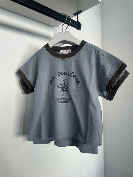 Bene Bene Greyish Blue Marine T-shirt