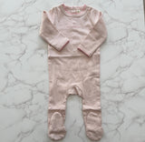 Bonjoy Solid Pink Little Princess Footie