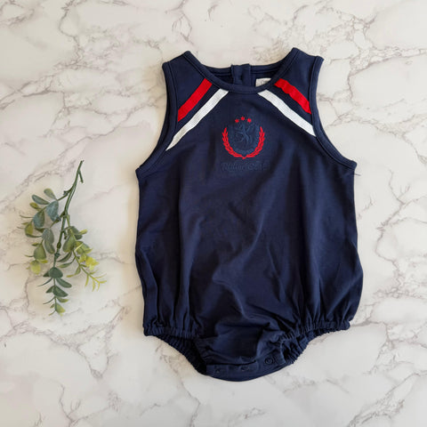 Bonjoy Navy Riding Club Romper
