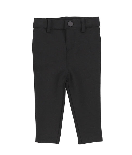 Lil Legs Black Husky Knit Pants