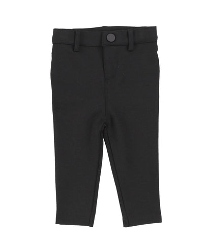 Lil Legs Black Husky Knit Pants