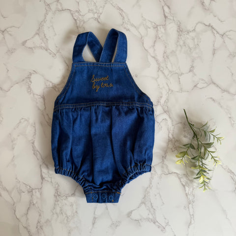 The New Society Blue Denim Tulip Romper