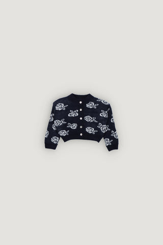 The New Society Fleckers Jacquard Cardigan + Pant Set