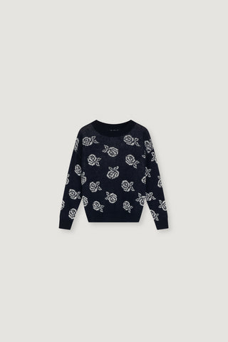 The New Society Fleckers Printed Sweater
