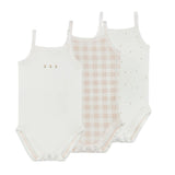 Ely's & Co 3 Pack Floral Plaid Jersey Cotton Undershirts 3 Pack