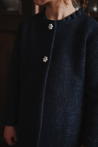 LRDM Navy Mara Tweed Jacket