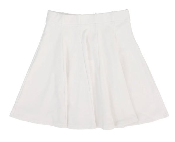 Lil Legs White Panel Skirt