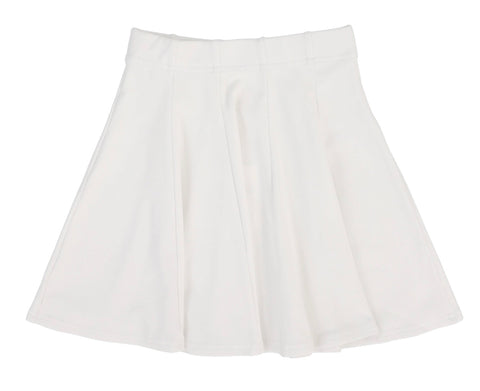 Lil Legs White Panel Skirt