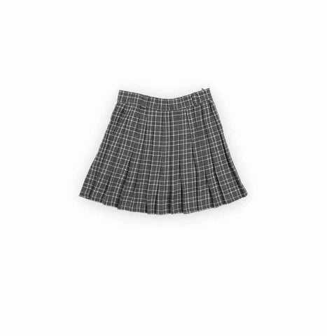 The New Society Galactic Grey Check Martina Special Skirt