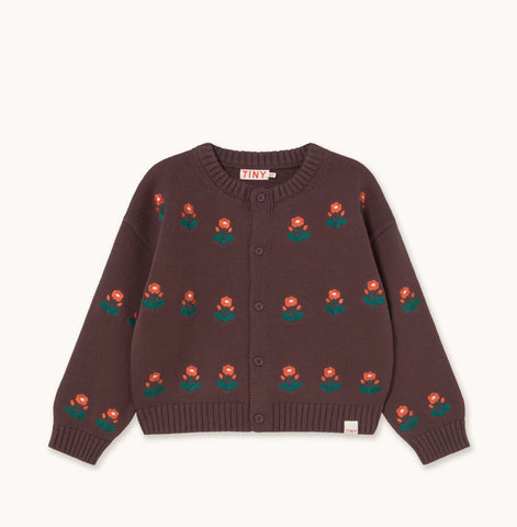 Tinycottons Flowers Knit Cardigan