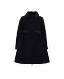 Patachou Navy Mouflon Girls Coat