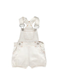 Lil Legs White Bicycle Overalls