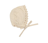 Bebe Organic Natural Honeycomb Bonnet