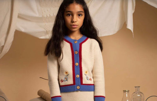 Birinit Petit Ivory Embroidered Jacket