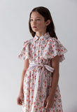 Steph Flower Grid Shirt Dress