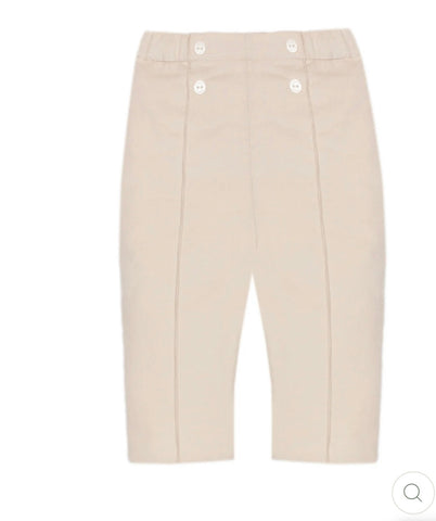 Patachou Baby Beige Button Pants