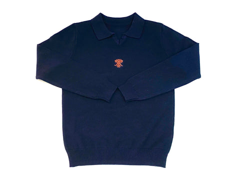 Kipp Navy Leo Knit Sweater