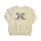 Kipp White Everette Knit Sweater