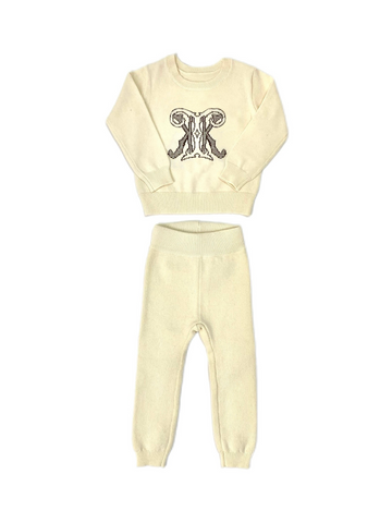 Kipp Natural White Everette Knit Set