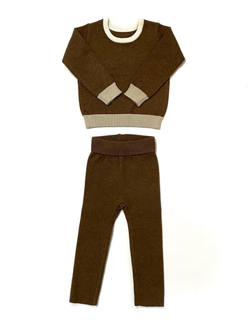 Kipp Natural Camel Carter Knit Set
