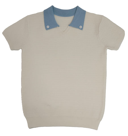 Klai White Eliot Knit Sweater