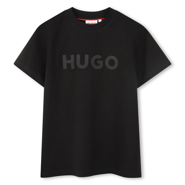 Hugo Black Logo Short Sleeve Tee