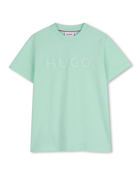 Hugo Green Logo Short Sleeve Tee